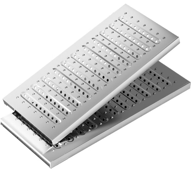 新罗不锈钢沟盖板展示